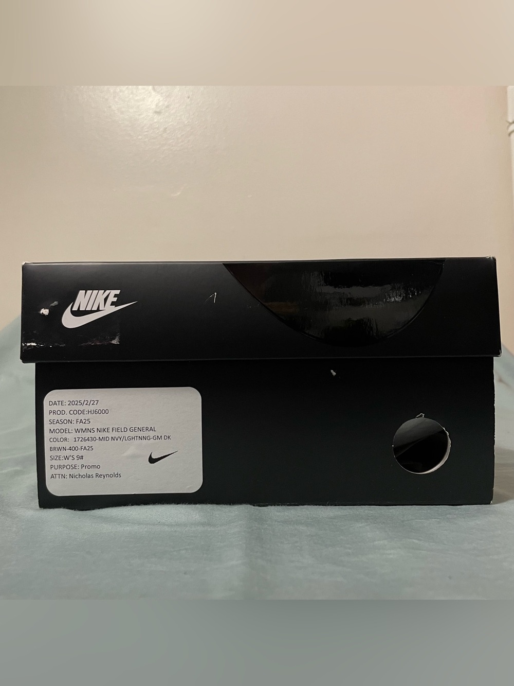 Nike Field General Midnight Navy Lightening Gum Dark Brown Promo - Picture 2 of 8